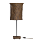Bhodi Sculptural Composite Table Lamp | Dark Roast