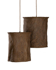 Bhodi Sculptural Composite Pendant | Small | Dark Roast