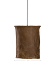 Bhodi Sculptural Composite Pendant | Medium | Dark Roast