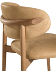 Capri Dining Chair | Aniline Leather | Cashew