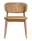 Capri Dining Chair | Aniline Leather | Cashew