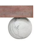 Jewel Travertine & Marble Coffee Table