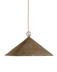 Khufu Pendant | Sculptural Composite | Small | Dark Roast