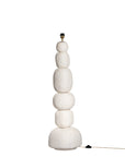 Lulah Floor Light | Sculptural Composite | Light Roast Lamp Base Only Uniqwa Collections