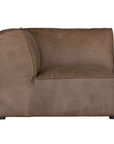 Manson Modular Sofa | Buffalo Leather | Mushroom Brown
