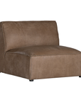 Manson Modular Sofa | Buffalo Leather | Mushroom Brown