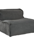 Masekela Sofa | Single Seater Charcoal Uniqwa Collections