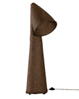 Nhara Sculptural Composite Table Lamp | Dark Roast