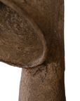 Nhara Sculptural Composite Table Lamp | Dark Roast