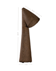 Nhara Sculptural Composite Table Lamp | Dark Roast