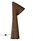 Nhara Sculptural Composite Table Lamp | Dark Roast