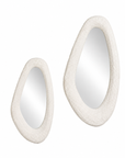 Nhila Sculptural Composite Mirror | Light Roast