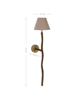 Nuuri Sculptural Composite Pendant Sconce | Dark Roast