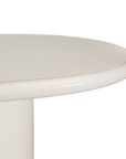 Mukalla Oval Dining Table | High Gloss Vanilla