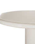 Mukalla Oval Dining Table | High Gloss Vanilla