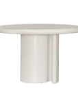 Salalah Dining Table 1.2m | High Gloss Vanilla