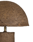 Samrah Sculptural Composite Table Lamp | Large | Dark Roast