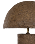 Samrah Sculptural Composite Table Lamp | Large | Dark Roast