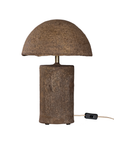 Samrah Sculptural Composite Table Lamp | Dark Roast