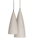 Senah Sculptural Composite Pendant Light | Light Roast