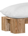 Simbah Bench Cover | Luxury White Uniqwa x Lauren Eloise