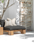 Simbah Sofa Cover Single Seater | Luxury Black Uniqwa x Lauren Eloise