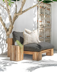 Simbah Sofa Cover Single Seater | Luxury Black Uniqwa x Lauren Eloise