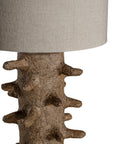 Sula Table Lamp | Lamp Sculptural Composite | Dark Roast