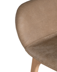 Trulli Barchair | Aniline Leather | Enoki Brown