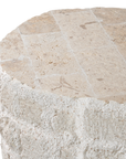 Boba Fossil Stone Side Table | Natural