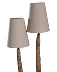 Kira Table Lamp| Sculptural Composite | Dark Roast Uniqwa Collections