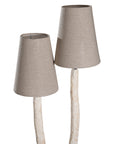 Kira Table Lamp | Sculptural Composite| Light Roast Uniqwa Collections