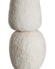 Lulah Table Lamp | Sculptural Composite | Light Roast Uniqwa Collections