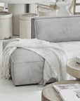 Manson Buffalo Leather Modular Sofa | Earthy Grey