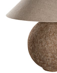 Sabi Table Lamp | Sculptural Composite | Dark Roast | Large Uniqwa Collections
