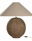 Sabi Table Lamp | Sculptural Composite | Dark Roast | Large Uniqwa Collections