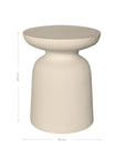 Akoni Side Table | Small | Resin Uniqwa Collections