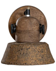 Amia Wall Lamp | Sculptural Composite | Dark Roast Uniqwa Collections