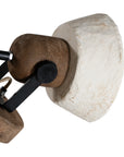 Amia Wall Lamp | Sculptural Composite | Light Roast Uniqwa Collections