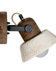 Amia Wall Lamp | Sculptural Composite | Light Roast Uniqwa Collections