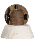 Amia Wall Lamp | Sculptural Composite | Light Roast Uniqwa Collections