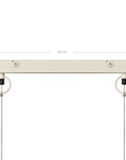 Amma Chandelier | Sculptural Composite | Long | Light Roast