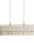 Amma Papier-Mâché Chandelier | Long | Light Roast Uniqwa Collections