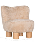 Antigua Occasional Chair | Nougat Uniqwa Collections