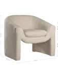 Azura Occasional Chair | Natural Uniqwa Collections