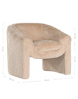 Azura Occasional Chair | Nougat Uniqwa Collections