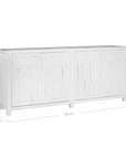 Bamboo Buffet | White | Large Designed by Charl van Heerden