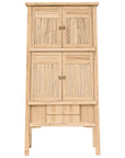 Bamboo Tall Cabinet | Blonde Uniqwa Collections