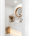 Niyaama Round Mirror | Natural Uniqwa Collections