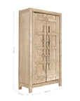 Bulu Tall Cabinet | Blonde Last Chance Collection
